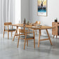 Rectangle Wooden Dining Table Modern Pine Table in Nature with Double Pedestal Clearhalo ' dining_table' 'Dining Tables & Seating' 'Dining Tables' 'furn' 'furn_dining_table' 'Furniture' 'furniture_dining_table' 'Kitchen & Dining Furniture' 'kitchen&dining_furn' 'kitchen' 'kitchen_dining_table' 3922774
