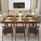 Metal Industrial Rectangle Dining Table Solid Wood Table for Kitchen and Dining Room Clearhalo ' dining_table' 'Dining Tables & Seating' 'Dining Tables' 'furn' 'furn_dining_table' 'Furniture' 'furniture_dining_table' 'Kitchen & Dining Furniture' 'kitchen&dining_furn' 'kitchen' 'kitchen_dining_table' 3922786