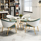 Traditional Luxury White Dining Table Sintered Stone Table with Pedestal Base Clearhalo ' dining_table' 'Dining Tables & Seating' 'Dining Tables' 'furn' 'furn_dining_table' 'Furniture' 'furniture_dining_table' 'Kitchen & Dining Furniture' 'kitchen&dining_furn' 'kitchen' 'kitchen_dining_table' 3922796