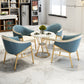 Traditional Luxury White Dining Table Sintered Stone Table with Pedestal Base Clearhalo ' dining_table' 'Dining Tables & Seating' 'Dining Tables' 'furn' 'furn_dining_table' 'Furniture' 'furniture_dining_table' 'Kitchen & Dining Furniture' 'kitchen&dining_furn' 'kitchen' 'kitchen_dining_table' 3922798