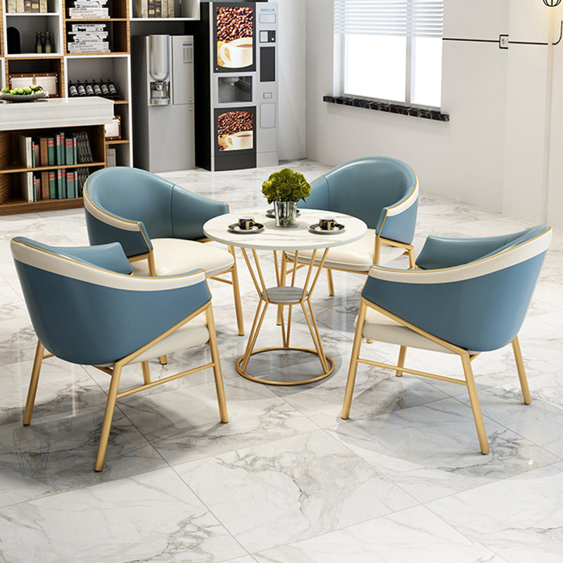 Traditional Luxury White Dining Table Sintered Stone Table with Pedestal Base Clearhalo ' dining_table' 'Dining Tables & Seating' 'Dining Tables' 'furn' 'furn_dining_table' 'Furniture' 'furniture_dining_table' 'Kitchen & Dining Furniture' 'kitchen&dining_furn' 'kitchen' 'kitchen_dining_table' 3922798