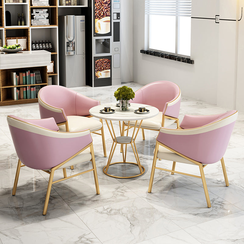 Traditional Luxury White Dining Table Sintered Stone Table with Pedestal Base Clearhalo ' dining_table' 'Dining Tables & Seating' 'Dining Tables' 'furn' 'furn_dining_table' 'Furniture' 'furniture_dining_table' 'Kitchen & Dining Furniture' 'kitchen&dining_furn' 'kitchen' 'kitchen_dining_table' 3922799