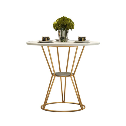 Traditional Luxury White Dining Table Sintered Stone Table with Pedestal Base Without Chairs Clearhalo ' dining_table' 'Dining Tables & Seating' 'Dining Tables' 'furn' 'furn_dining_table' 'Furniture' 'furniture_dining_table' 'Kitchen & Dining Furniture' 'kitchen&dining_furn' 'kitchen' 'kitchen_dining_table' 3922800