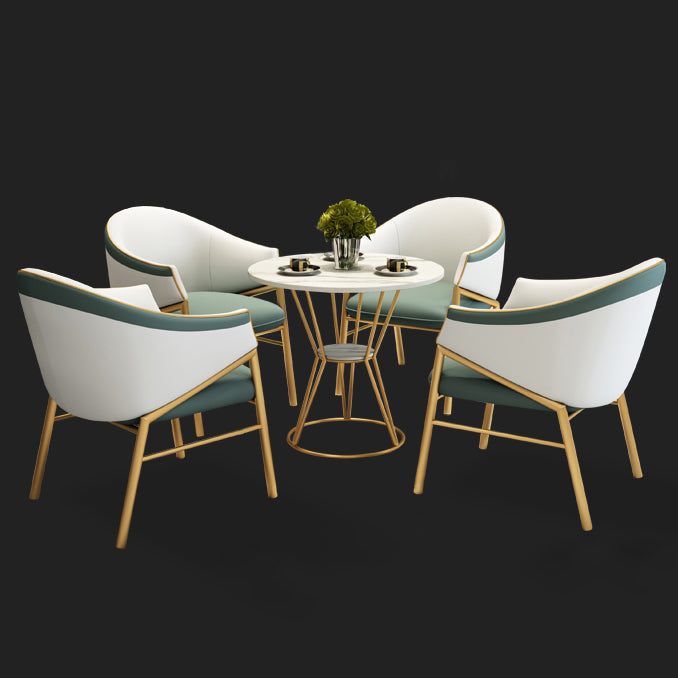Traditional Luxury White Dining Table Sintered Stone Table with Pedestal Base Clearhalo ' dining_table' 'Dining Tables & Seating' 'Dining Tables' 'furn' 'furn_dining_table' 'Furniture' 'furniture_dining_table' 'Kitchen & Dining Furniture' 'kitchen&dining_furn' 'kitchen' 'kitchen_dining_table' 3922801