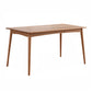 Rectangle Cherry Wood Dining Table Modern Wood Table in Nature with 4 Legs Clearhalo ' dining_table' 'Dining Tables & Seating' 'Dining Tables' 'furn' 'furn_dining_table' 'Furniture' 'furniture_dining_table' 'Kitchen & Dining Furniture' 'kitchen&dining_furn' 'kitchen' 'kitchen_dining_table' 3922848