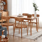 Rectangle Cherry Wood Dining Table Modern Wood Table in Nature with 4 Legs Clearhalo ' dining_table' 'Dining Tables & Seating' 'Dining Tables' 'furn' 'furn_dining_table' 'Furniture' 'furniture_dining_table' 'Kitchen & Dining Furniture' 'kitchen&dining_furn' 'kitchen' 'kitchen_dining_table' 3922855