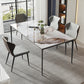 Metal Contemporary Rectangular Table White Sintered Stone Dining Table with Metal Legs Clearhalo ' dining_table' 'Dining Tables & Seating' 'Dining Tables' 'furn' 'furn_dining_table' 'Furniture' 'furniture_dining_table' 'Kitchen & Dining Furniture' 'kitchen&dining_furn' 'kitchen' 'kitchen_dining_table' 3922881