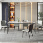 Metal Contemporary Rectangular Table White Sintered Stone Dining Table with Metal Legs Clearhalo ' dining_table' 'Dining Tables & Seating' 'Dining Tables' 'furn' 'furn_dining_table' 'Furniture' 'furniture_dining_table' 'Kitchen & Dining Furniture' 'kitchen&dining_furn' 'kitchen' 'kitchen_dining_table' 3922882