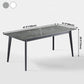 Industrial Rectangle Dining Table for Restaurant Sintered Stone Top Table with 4 Legs Clearhalo ' dining_table' 'Dining Tables & Seating' 'Dining Tables' 'furn' 'furn_dining_table' 'Furniture' 'furniture_dining_table' 'Kitchen & Dining Furniture' 'kitchen&dining_furn' 'kitchen' 'kitchen_dining_table' 3922906