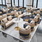 Traditional Luxury Style Dining Table White Round Sintered Stone Table Clearhalo ' dining_table' 'Dining Tables & Seating' 'Dining Tables' 'furn' 'furn_dining_table' 'Furniture' 'furniture_dining_table' 'Kitchen & Dining Furniture' 'kitchen&dining_furn' 'kitchen' 'kitchen_dining_table' 3922919