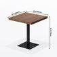 Industrial Brown Dinner Table Solid Wood Table with Metal Base for Dining Room Clearhalo ' dining_table' 'Dining Tables & Seating' 'Dining Tables' 'furn' 'furn_dining_table' 'Furniture' 'furniture_dining_table' 'Kitchen & Dining Furniture' 'kitchen&dining_furn' 'kitchen' 'kitchen_dining_table' 3922950