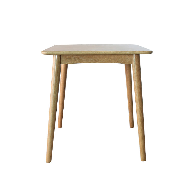 Contemporary Home Furniture Solid Wood Dining Room Collection with 4-foot Natural 27.6"L x 27.6"W x 29.5"H Without Chairs Clearhalo ' dining_table' 'Dining Tables & Seating' 'Dining Tables' 'furn' 'furn_dining_table' 'Furniture' 'furniture_dining_table' 'Kitchen & Dining Furniture' 'kitchen&dining_furn' 'kitchen' 'kitchen_dining_table' 3923002