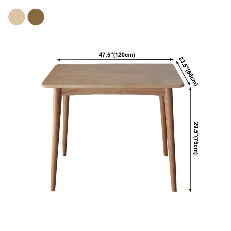 Contemporary Home Furniture Solid Wood Dining Room Collection with 4-foot Clearhalo ' dining_table' 'Dining Tables & Seating' 'Dining Tables' 'furn' 'furn_dining_table' 'Furniture' 'furniture_dining_table' 'Kitchen & Dining Furniture' 'kitchen&dining_furn' 'kitchen' 'kitchen_dining_table' 3923014