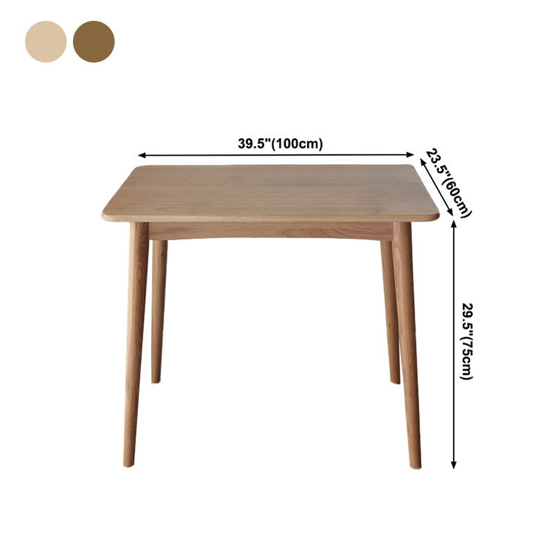 Contemporary Home Furniture Solid Wood Dining Room Collection with 4-foot Clearhalo ' dining_table' 'Dining Tables & Seating' 'Dining Tables' 'furn' 'furn_dining_table' 'Furniture' 'furniture_dining_table' 'Kitchen & Dining Furniture' 'kitchen&dining_furn' 'kitchen' 'kitchen_dining_table' 3923020
