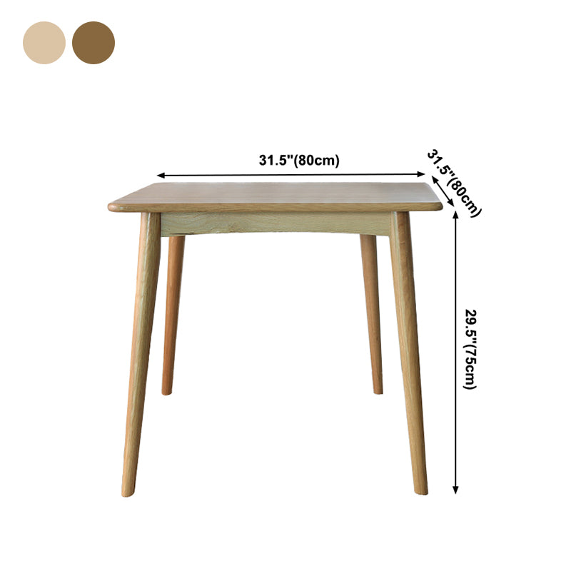 Contemporary Home Furniture Solid Wood Dining Room Collection with 4-foot Clearhalo ' dining_table' 'Dining Tables & Seating' 'Dining Tables' 'furn' 'furn_dining_table' 'Furniture' 'furniture_dining_table' 'Kitchen & Dining Furniture' 'kitchen&dining_furn' 'kitchen' 'kitchen_dining_table' 3923021