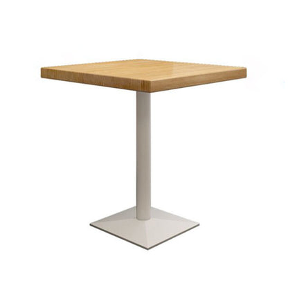 Square Wooden Fir Table Industrial Dining Table with Metal Pedestal Base Without Chairs Clearhalo ' dining_table' 'Dining Tables & Seating' 'Dining Tables' 'furn' 'furn_dining_table' 'Furniture' 'furniture_dining_table' 'Kitchen & Dining Furniture' 'kitchen&dining_furn' 'kitchen' 'kitchen_dining_table' 3923028