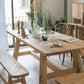 Rectangle Pine Solid Wood Table in Nature Modern Dining Table with Trestle Base for Restaurant Clearhalo ' dining_table' 'Dining Tables & Seating' 'Dining Tables' 'furn' 'furn_dining_table' 'Furniture' 'furniture_dining_table' 'Kitchen & Dining Furniture' 'kitchen&dining_furn' 'kitchen' 'kitchen_dining_table' 3923070