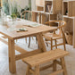 Rectangle Pine Solid Wood Table in Nature Modern Dining Table with Trestle Base for Restaurant Clearhalo ' dining_table' 'Dining Tables & Seating' 'Dining Tables' 'furn' 'furn_dining_table' 'Furniture' 'furniture_dining_table' 'Kitchen & Dining Furniture' 'kitchen&dining_furn' 'kitchen' 'kitchen_dining_table' 3923074