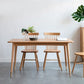 Rectangle Oak Wood Table in Nature Modern Dining Table with 4 Legs for Restaurant Clearhalo ' dining_table' 'Dining Tables & Seating' 'Dining Tables' 'furn' 'furn_dining_table' 'Furniture' 'furniture_dining_table' 'Kitchen & Dining Furniture' 'kitchen&dining_furn' 'kitchen' 'kitchen_dining_table' 3923084