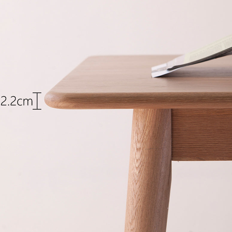 Rectangle Oak Wood Table in Nature Modern Dining Table with 4 Legs for Restaurant Clearhalo ' dining_table' 'Dining Tables & Seating' 'Dining Tables' 'furn' 'furn_dining_table' 'Furniture' 'furniture_dining_table' 'Kitchen & Dining Furniture' 'kitchen&dining_furn' 'kitchen' 'kitchen_dining_table' 3923088