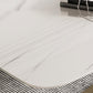 Traditional Luxury Sintered Stone Top Dining Table Rectangle Table in White with Gold Pedestal Clearhalo ' dining_table' 'Dining Tables & Seating' 'Dining Tables' 'furn' 'furn_dining_table' 'Furniture' 'furniture_dining_table' 'Kitchen & Dining Furniture' 'kitchen&dining_furn' 'kitchen' 'kitchen_dining_table' 3923144