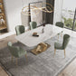 Traditional Luxury Sintered Stone Top Dining Table Rectangle Table in White with Gold Pedestal Clearhalo ' dining_table' 'Dining Tables & Seating' 'Dining Tables' 'furn' 'furn_dining_table' 'Furniture' 'furniture_dining_table' 'Kitchen & Dining Furniture' 'kitchen&dining_furn' 'kitchen' 'kitchen_dining_table' 3923151