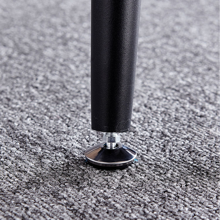 Industrial Sintered Stone Dining Table 4 Legs Metallic Base Rectangle Table for Home Clearhalo ' dining_table' 'Dining Tables & Seating' 'Dining Tables' 'furn' 'furn_dining_table' 'Furniture' 'furniture_dining_table' 'Kitchen & Dining Furniture' 'kitchen&dining_furn' 'kitchen' 'kitchen_dining_table' 3923163