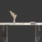 Sintered Stone Top Dining Table Rectangle Table with Black Double Pedestal Clearhalo ' dining_table' 'Dining Tables & Seating' 'Dining Tables' 'furn' 'furn_dining_table' 'Furniture' 'furniture_dining_table' 'Kitchen & Dining Furniture' 'kitchen&dining_furn' 'kitchen' 'kitchen_dining_table' 3923202