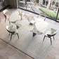 Sintered Stone Top Dining Table Rectangle Table with Black Double Pedestal Clearhalo ' dining_table' 'Dining Tables & Seating' 'Dining Tables' 'furn' 'furn_dining_table' 'Furniture' 'furniture_dining_table' 'Kitchen & Dining Furniture' 'kitchen&dining_furn' 'kitchen' 'kitchen_dining_table' 3923205