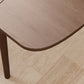 Extendable Rubber Wood Table in Nature/walnut Modern Rectangle Table with 4 Legs Clearhalo ' dining_table' 'Dining Tables & Seating' 'Dining Tables' 'Furniture' 'furniture_dining_table' 'Kitchen & Dining Furniture' 'kitchen&dining_furn' 'kitchen' 'kitchen_dining_table' 3923235