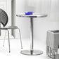 Industrial Dining Room Table Stainless Steel Table with Pedestal Table for Home Kitchen Dinner Clearhalo ' dining_table' 'Dining Tables & Seating' 'Dining Tables' 'furn' 'furn_dining_table' 'Furniture' 'furniture_dining_table' 'Kitchen & Dining Furniture' 'kitchen&dining_furn' 'kitchen' 'kitchen_dining_table' 3923317