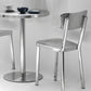 Industrial Dining Room Table Stainless Steel Table with Pedestal Table for Home Kitchen Dinner Clearhalo ' dining_table' 'Dining Tables & Seating' 'Dining Tables' 'furn' 'furn_dining_table' 'Furniture' 'furniture_dining_table' 'Kitchen & Dining Furniture' 'kitchen&dining_furn' 'kitchen' 'kitchen_dining_table' 3923319
