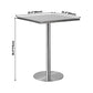 Industrial Dining Room Table Stainless Steel Table with Pedestal Table for Home Kitchen Dinner Clearhalo ' dining_table' 'Dining Tables & Seating' 'Dining Tables' 'furn' 'furn_dining_table' 'Furniture' 'furniture_dining_table' 'Kitchen & Dining Furniture' 'kitchen&dining_furn' 'kitchen' 'kitchen_dining_table' 3923325