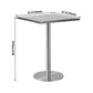 Industrial Dining Room Table Stainless Steel Table with Pedestal Table for Home Kitchen Dinner Clearhalo ' dining_table' 'Dining Tables & Seating' 'Dining Tables' 'furn' 'furn_dining_table' 'Furniture' 'furniture_dining_table' 'Kitchen & Dining Furniture' 'kitchen&dining_furn' 'kitchen' 'kitchen_dining_table' 3923326
