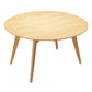 Extendable Round Dining Table for Restaurant Modern Rubber Wood Table with 4 Legs Natural Without Chairs Clearhalo ' dining_table' 'Dining Tables & Seating' 'Dining Tables' 'furn' 'furn_dining_table' 'Furniture' 'furniture_dining_table' 'Kitchen & Dining Furniture' 'kitchen&dining_furn' 'kitchen' 'kitchen_dining_table' 3923329