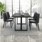 Industrial Dining Table Sintered Stone Table with Black Double Pedestal for Dining Room Clearhalo ' dining_table' 'Dining Tables & Seating' 'Dining Tables' 'furn' 'furn_dining_table' 'Furniture' 'furniture_dining_table' 'Kitchen & Dining Furniture' 'kitchen&dining_furn' 'kitchen' 'kitchen_dining_table' 3923369