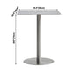 Metal Industrial Dining Table Stainless Steel Table for Kitchen and Dining Room Clearhalo ' dining_table' 'Dining Tables & Seating' 'Dining Tables' 'furn' 'furn_dining_table' 'Furniture' 'furniture_dining_table' 'Kitchen & Dining Furniture' 'kitchen&dining_furn' 'kitchen' 'kitchen_dining_table' 3923404