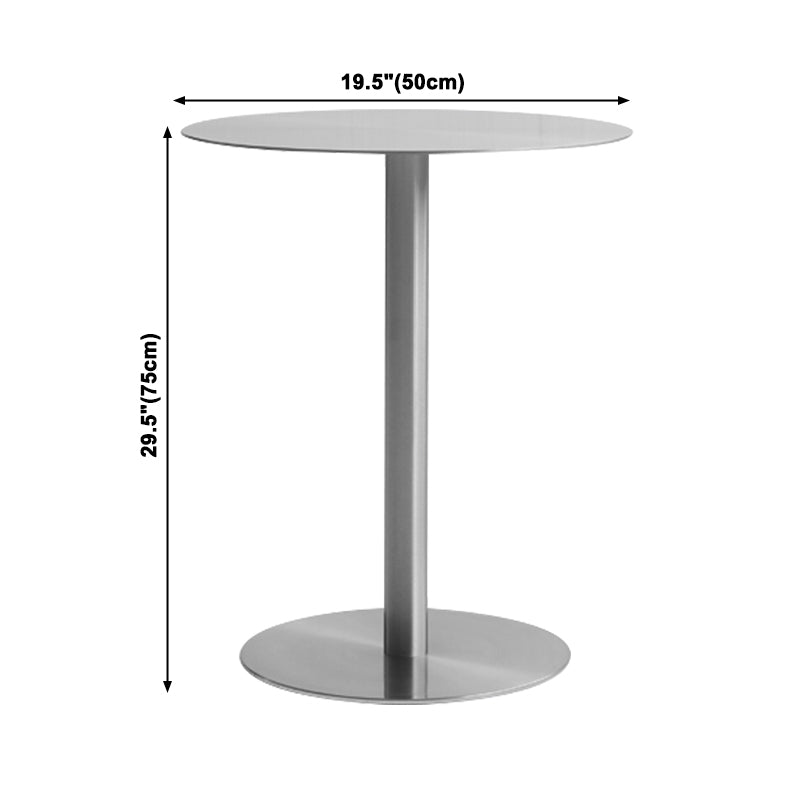 Metal Industrial Dining Table Stainless Steel Table for Kitchen and Dining Room Clearhalo ' dining_table' 'Dining Tables & Seating' 'Dining Tables' 'furn' 'furn_dining_table' 'Furniture' 'furniture_dining_table' 'Kitchen & Dining Furniture' 'kitchen&dining_furn' 'kitchen' 'kitchen_dining_table' 3923406