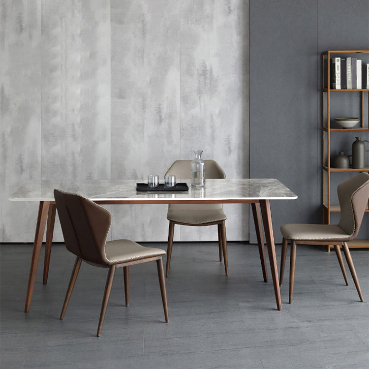 Sintered Stone Top Dining Table for Restaurant Industrial Kitchen Table with 4 Legs Clearhalo ' dining_table' 'Dining Tables & Seating' 'Dining Tables' 'furn' 'furn_dining_table' 'Furniture' 'furniture_dining_table' 'Kitchen & Dining Furniture' 'kitchen&dining_furn' 'kitchen' 'kitchen_dining_table' 3923411