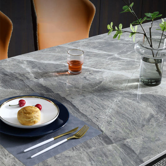 Sintered Stone Top Dining Table for Restaurant Industrial Kitchen Table with 4 Legs