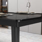 Traditional Luxury Rectangle Dining Room Table Sintered Stone Table with 4 Black Legs Clearhalo ' dining_table' 'Dining Tables & Seating' 'Dining Tables' 'furn' 'furn_dining_table' 'Furniture' 'furniture_dining_table' 'Kitchen & Dining Furniture' 'kitchen&dining_furn' 'kitchen' 'kitchen_dining_table' 3923442