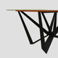 Simplicity Rectangle Dining Room Table Sintered Stone Table with Black Pedestal Base Clearhalo ' dining_table' 'Dining Tables & Seating' 'Dining Tables' 'furn' 'furn_dining_table' 'Furniture' 'furniture_dining_table' 'Kitchen & Dining Furniture' 'kitchen&dining_furn' 'kitchen' 'kitchen_dining_table' 3923459