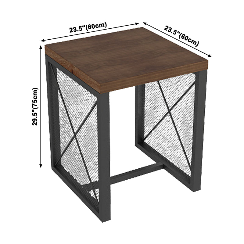 Industrial Dining Table Pine Solid Wood Table with Trestle Base for Home Kitchen Dinner Clearhalo ' dining_table' 'Dining Tables & Seating' 'Dining Tables' 'furn' 'furn_dining_table' 'Furniture' 'furniture_dining_table' 'Kitchen & Dining Furniture' 'kitchen&dining_furn' 'kitchen' 'kitchen_dining_table' 3923503