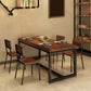 Industrial Dining Room Table Pine Solid Wood Table with Trestle Base for Home Kitchen Dinner Clearhalo ' dining_table' 'Dining Tables & Seating' 'Dining Tables' 'furn' 'furn_dining_table' 'Furniture' 'furniture_dining_table' 'Kitchen & Dining Furniture' 'kitchen&dining_furn' 'kitchen' 'kitchen_dining_table' 3923517