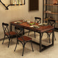 Industrial Dining Room Table Pine Solid Wood Table with Trestle Base for Home Kitchen Dinner Clearhalo ' dining_table' 'Dining Tables & Seating' 'Dining Tables' 'furn' 'furn_dining_table' 'Furniture' 'furniture_dining_table' 'Kitchen & Dining Furniture' 'kitchen&dining_furn' 'kitchen' 'kitchen_dining_table' 3923520