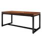 Industrial Dining Room Table Pine Solid Wood Table with Trestle Base for Home Kitchen Dinner Without Chairs Clearhalo ' dining_table' 'Dining Tables & Seating' 'Dining Tables' 'furn' 'furn_dining_table' 'Furniture' 'furniture_dining_table' 'Kitchen & Dining Furniture' 'kitchen&dining_furn' 'kitchen' 'kitchen_dining_table' 3923522
