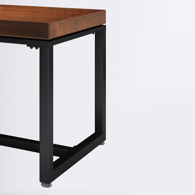 Industrial Dining Room Table Pine Solid Wood Table with Trestle Base for Home Kitchen Dinner Clearhalo ' dining_table' 'Dining Tables & Seating' 'Dining Tables' 'furn' 'furn_dining_table' 'Furniture' 'furniture_dining_table' 'Kitchen & Dining Furniture' 'kitchen&dining_furn' 'kitchen' 'kitchen_dining_table' 3923523