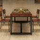 Industrial Dining Room Table Pine Solid Wood Table with Trestle Base for Home Kitchen Dinner Clearhalo ' dining_table' 'Dining Tables & Seating' 'Dining Tables' 'furn' 'furn_dining_table' 'Furniture' 'furniture_dining_table' 'Kitchen & Dining Furniture' 'kitchen&dining_furn' 'kitchen' 'kitchen_dining_table' 3923524