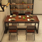 Industrial Dining Room Table Pine Solid Wood Table with Trestle Base for Home Kitchen Dinner Clearhalo ' dining_table' 'Dining Tables & Seating' 'Dining Tables' 'furn' 'furn_dining_table' 'Furniture' 'furniture_dining_table' 'Kitchen & Dining Furniture' 'kitchen&dining_furn' 'kitchen' 'kitchen_dining_table' 3923526