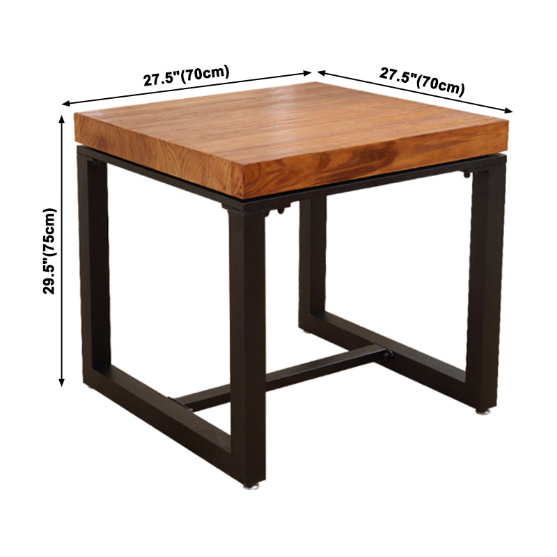 Industrial Dining Room Table Pine Solid Wood Table with Trestle Base for Home Kitchen Dinner Clearhalo ' dining_table' 'Dining Tables & Seating' 'Dining Tables' 'furn' 'furn_dining_table' 'Furniture' 'furniture_dining_table' 'Kitchen & Dining Furniture' 'kitchen&dining_furn' 'kitchen' 'kitchen_dining_table' 3923528